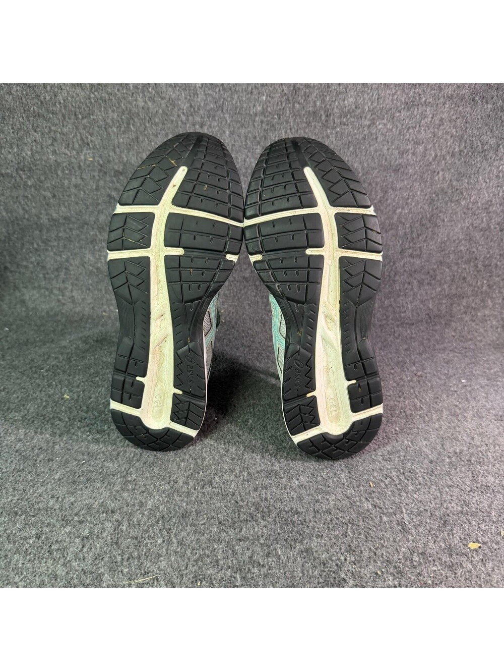 ASICS GEL-Contend 4 Shoes Womens Size 9.5 Gray Aqua Running Sneakers 1012A234 - Picture 8 of 9